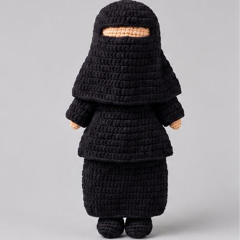 Girl Niqab + Khimar Doll