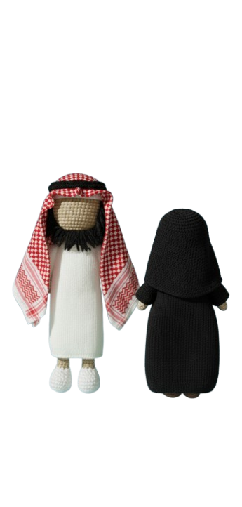 Deenies boy and girl dolls