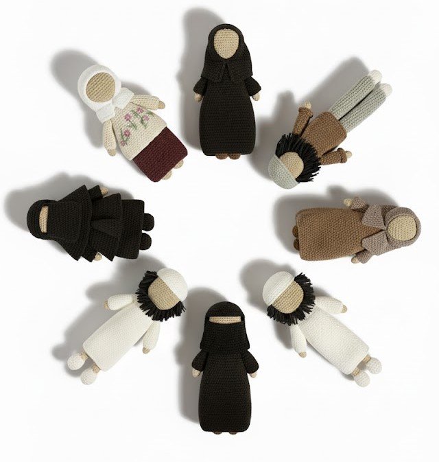 Deenies dolls collection showcasing diverse cultural styles and modest clothing